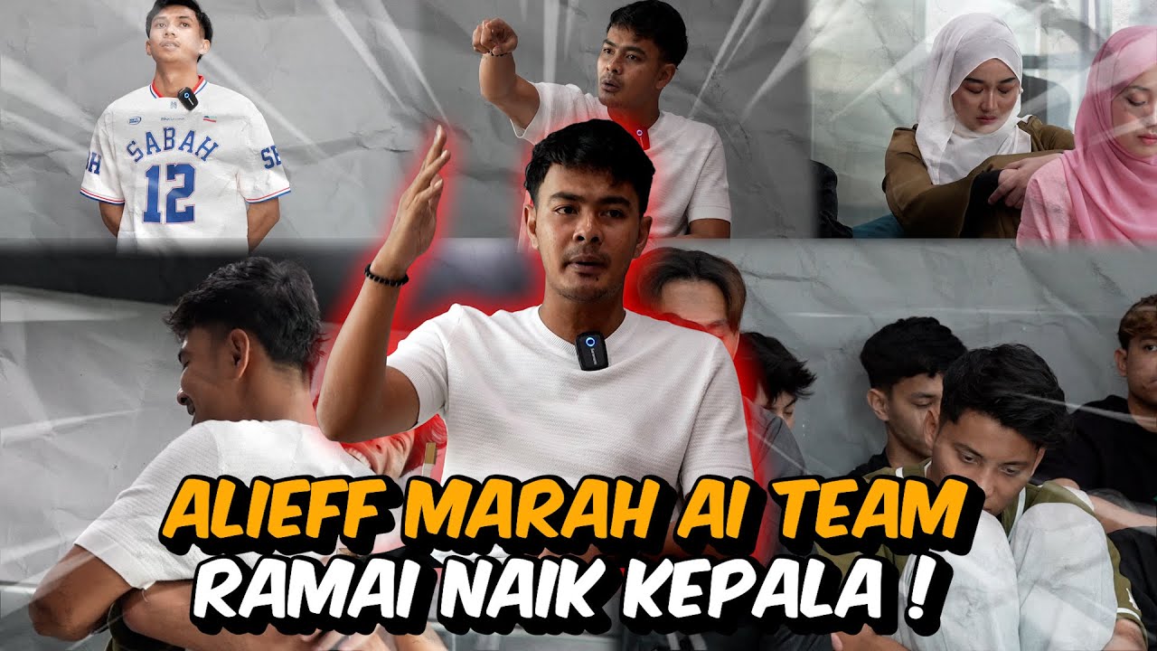 ALIEFF MARAH TERUK TALENT AI TEAM !!! RAMAI NAIK KEPALA…