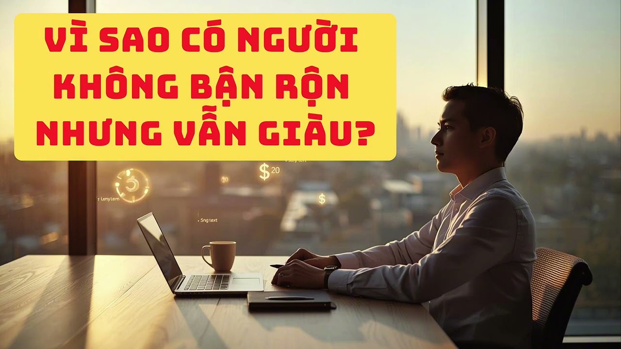 Tại sao có người không bận rộn, nhưng vẫn giàu?