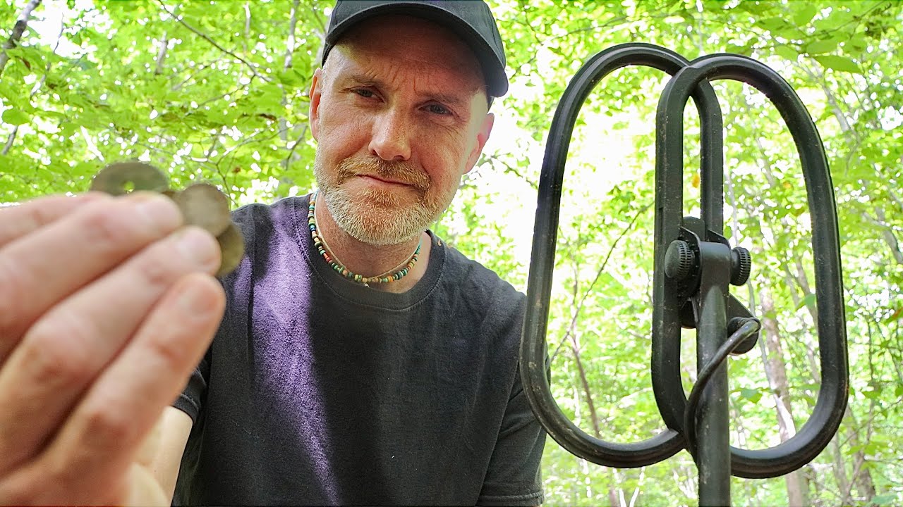 I am impressed with this 12 inch coil and what It found metal detecting Teknetics G2+ Fisher F19