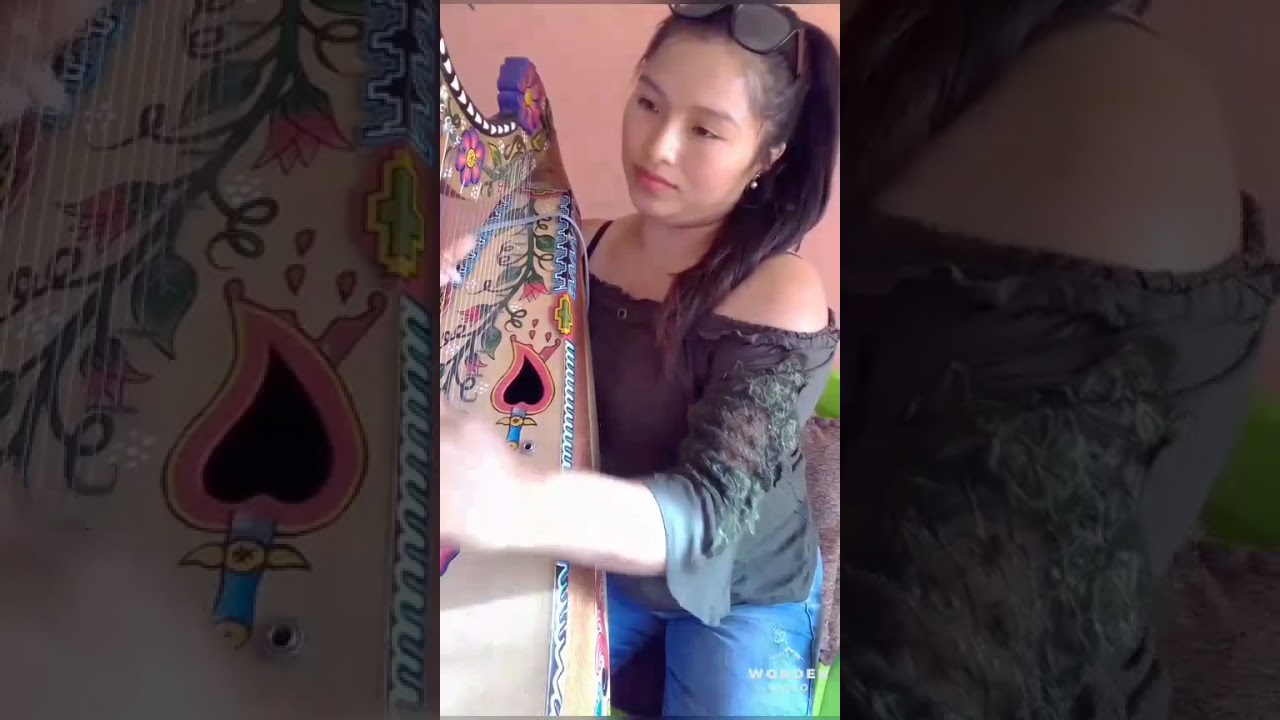 💞 Con sentimiento canta y toca,  ALFA De la CRUZ -  occeñahuicha de mi vida - arpa y violín.