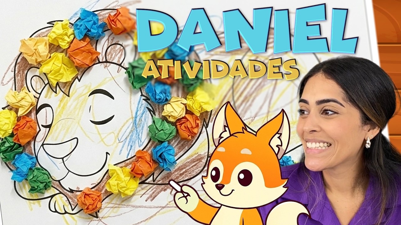 Colorindo e aprendendo! | Daniel na cova dos leões