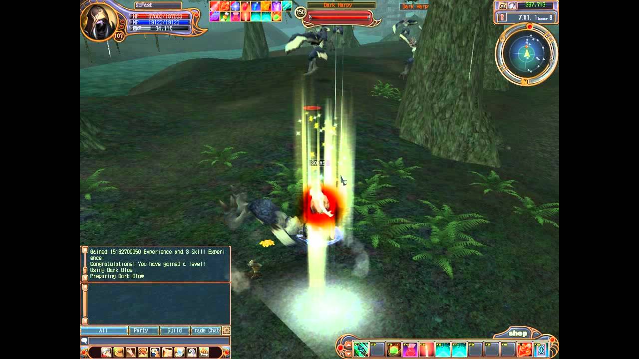[Last Chaos] Fast Level Up 1 To 161 By AciDStylz - Night Shadow