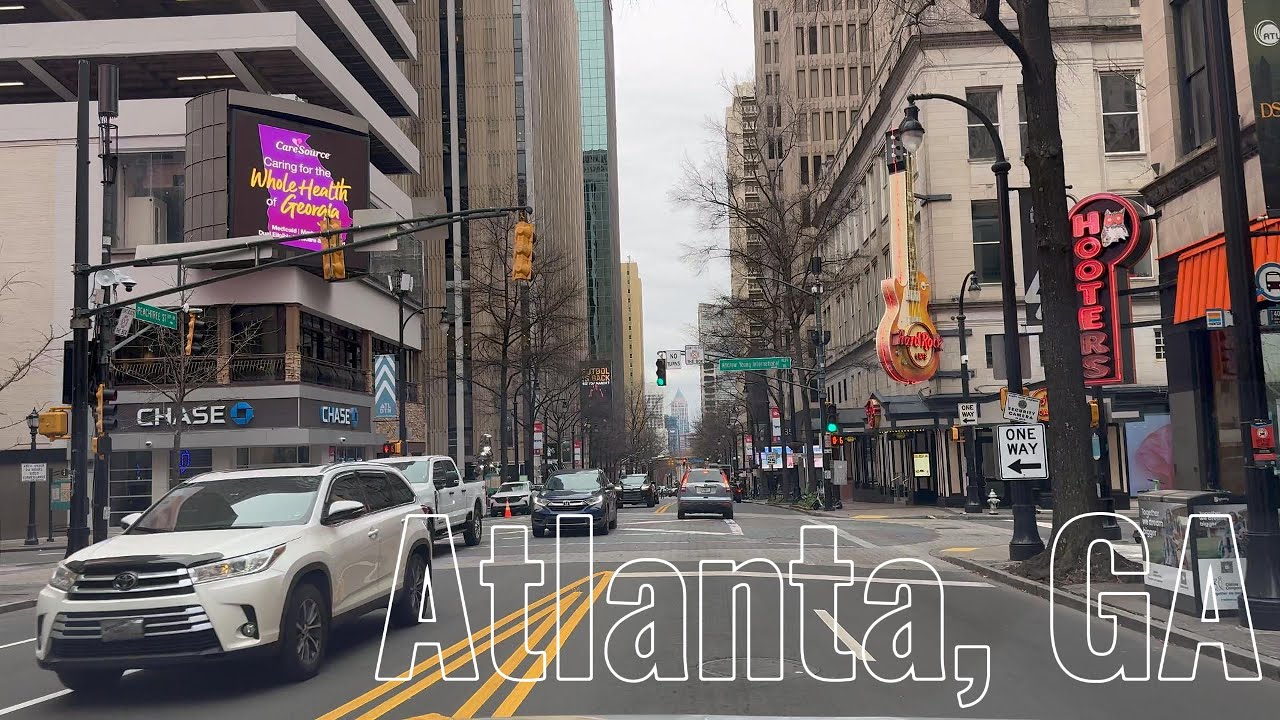 ✨ 4K Magical Wednesday Afternoon Drive 🚗 | Downtown ➡️ Midtown Atlanta 🌆