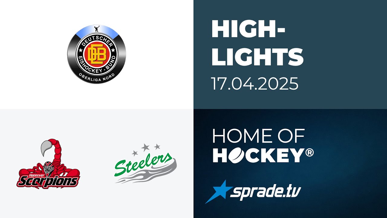 17.04.2025 - Highlights - Hannover Scorpions vs. Bietigheim Steelers