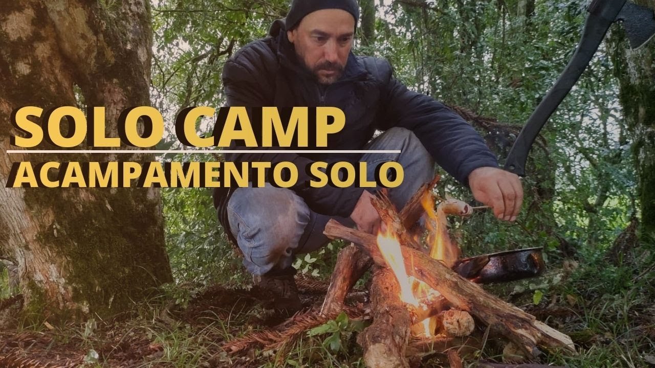 SOLO CAMP - BRAZIL -  Acampando sozinho no brasil - ASMR