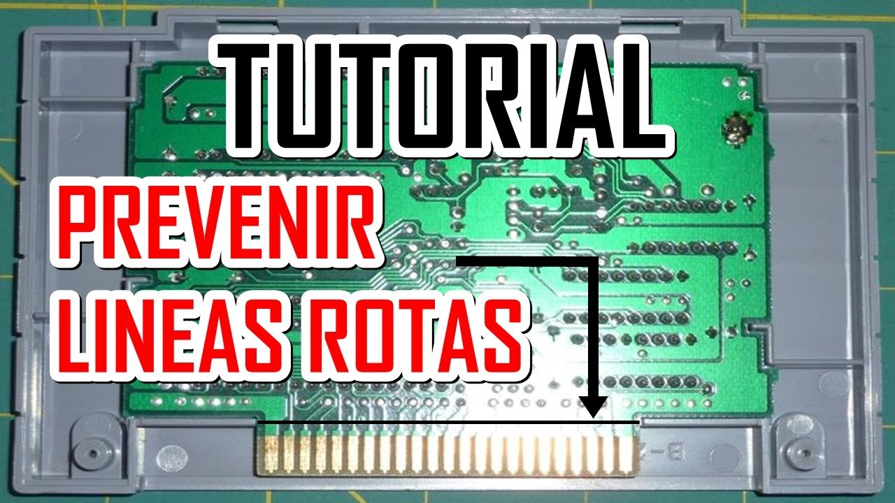 Prevenir Lineas Rotas en Cartuchos de Snes y Nes
