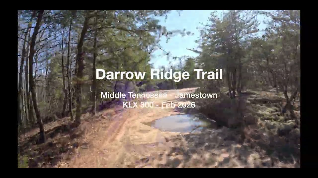 KLX300 on Darrow Ridge Trail in Jamestown, TN. #bikelife #klx #adventure #kawasaki #kawasakiklx300