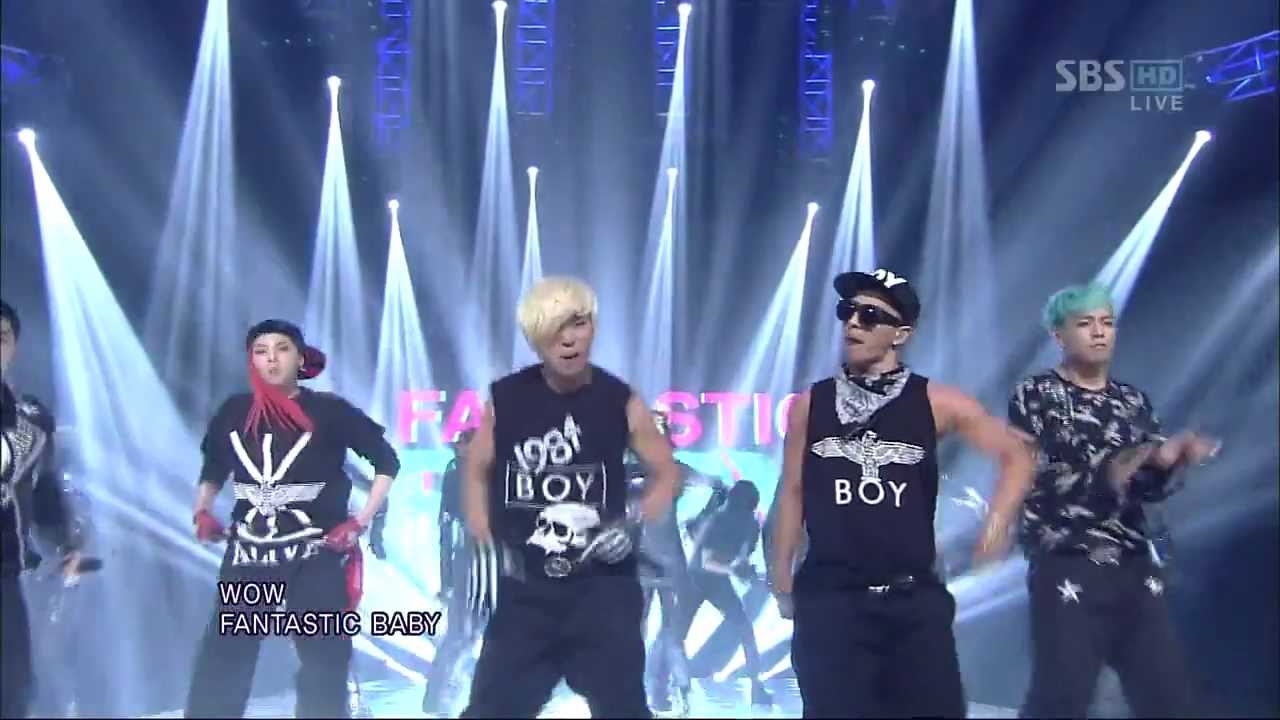 BIGBANG [FANTASTIC BABY] @SBS Inkigayo Популярная песня 20120318