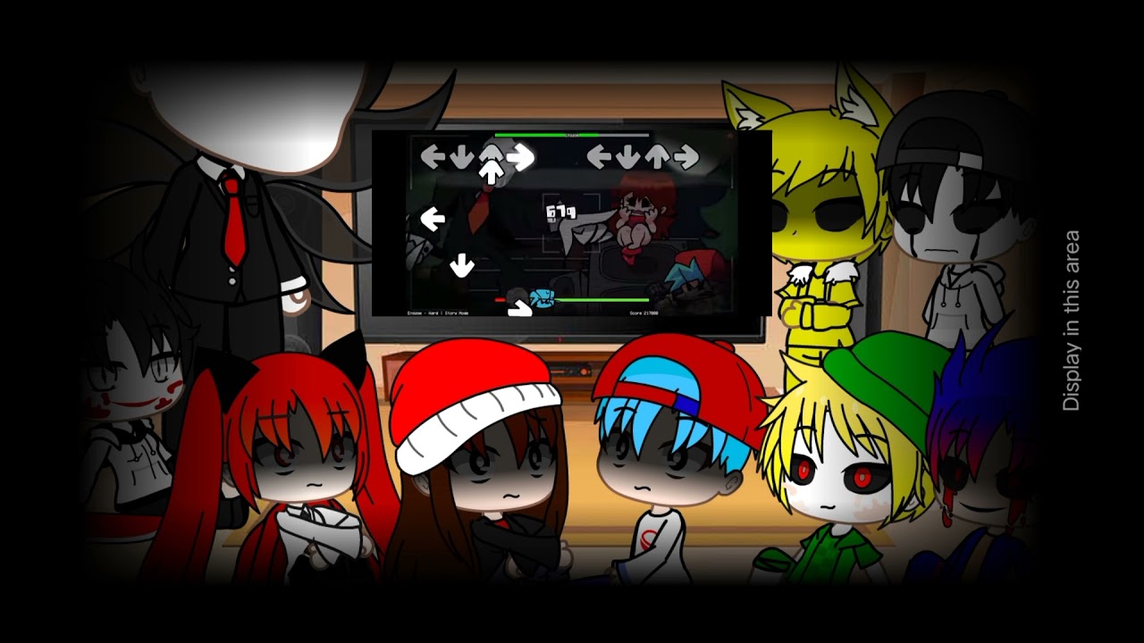 Fandoms And Creepypasta Characters React Slenderman🖤 Engage(Slenderman)