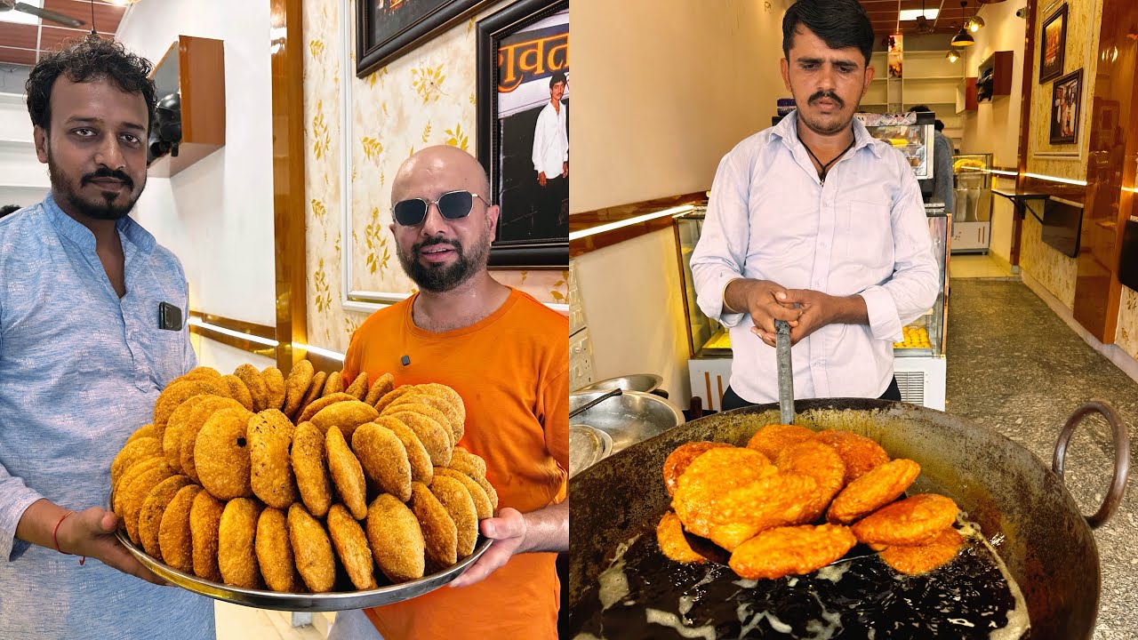 जोधपुर की Famous Rawat Misthan bhandar Ki प्याज ki kachori And Mawa Kachori | Street Food India