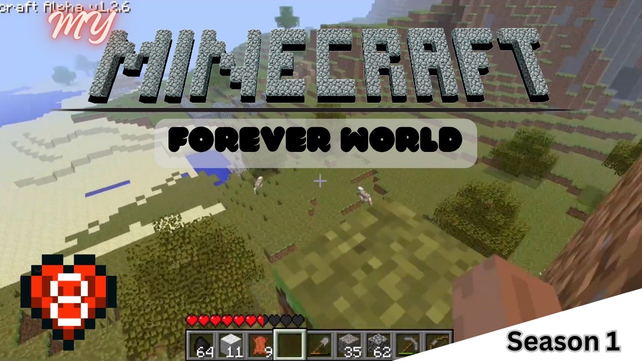 Checking out the new foliage in my Minecraft Forever World