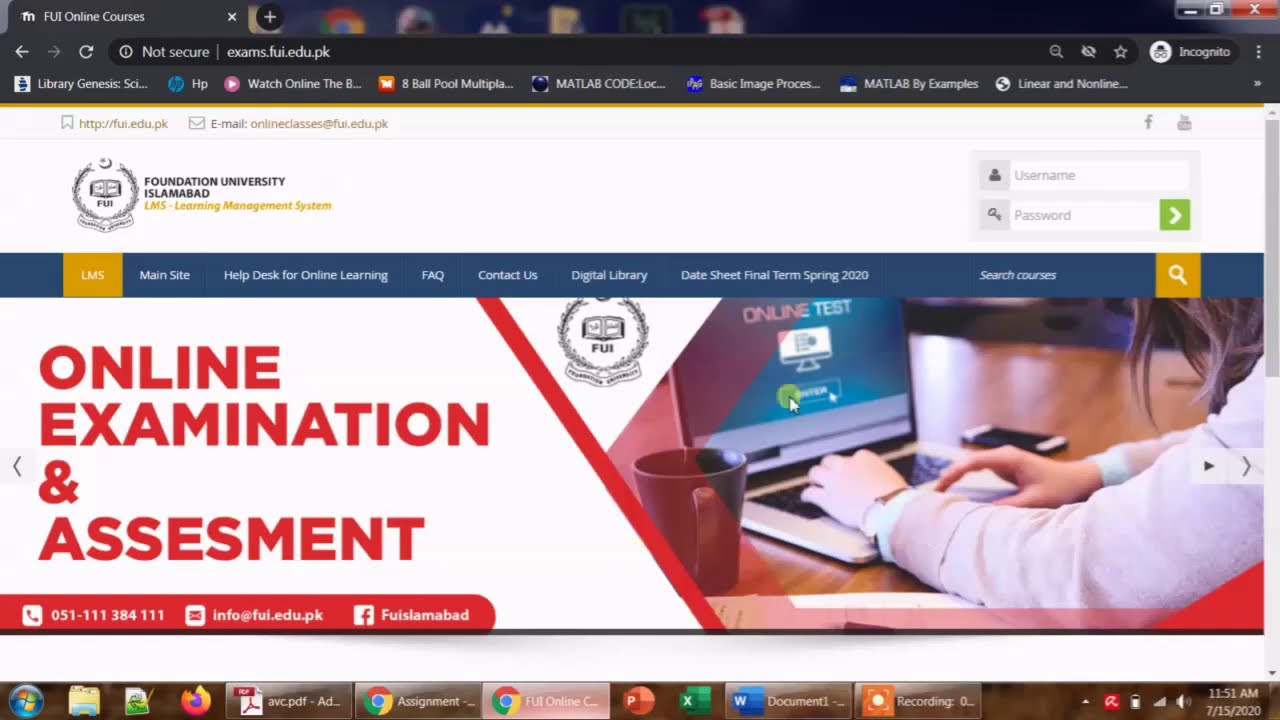 Online Exam Tutorial for Students