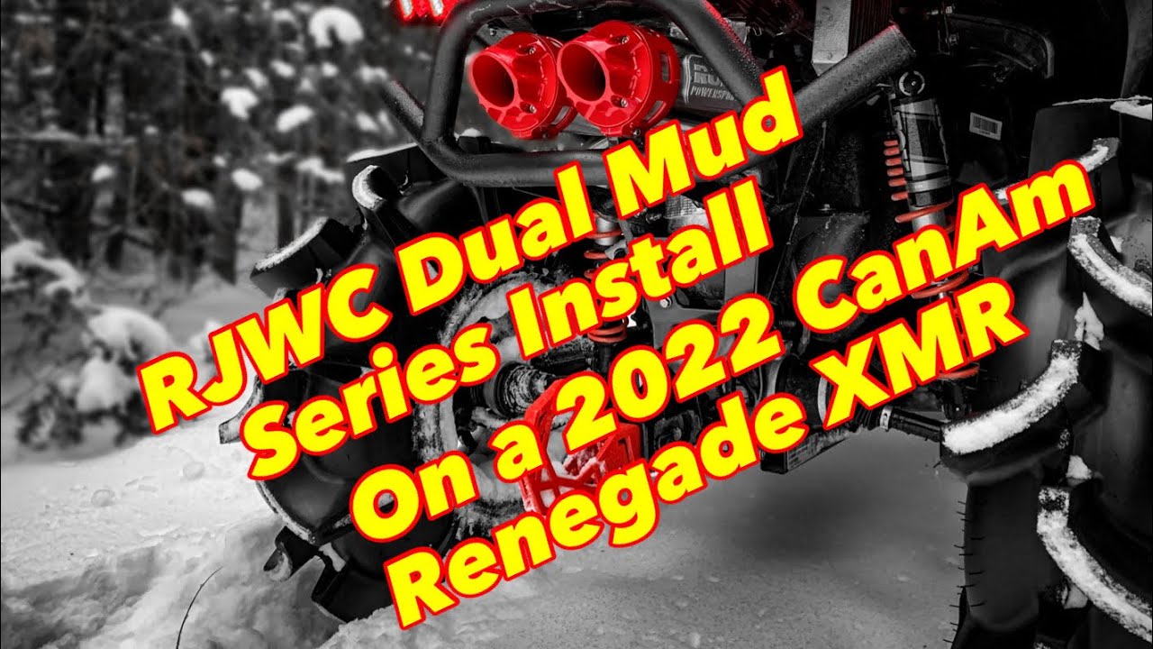 Installing the RJWC Dual Mud Series Exhaust on a 2022 Can-Am Renegade XMR 1000