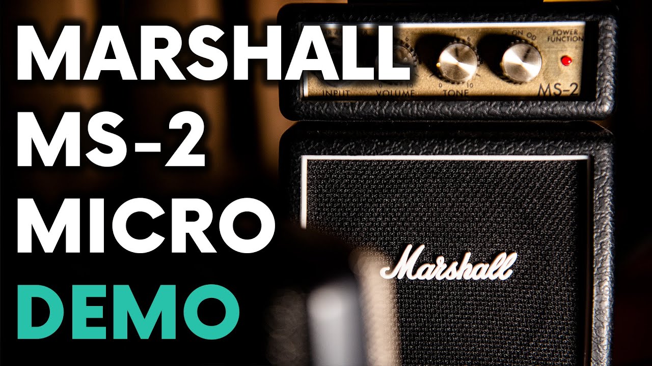 Обзор и демонстрация мини-усилителя Marshall MS2 — гитарный репетиционный усилитель — Fret Succes...