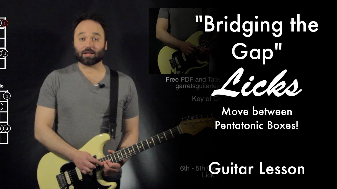 “Bridging the Gap” Licks | Move between Pentatonic Boxes!