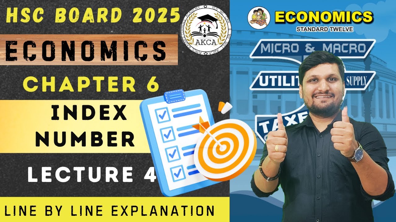 12th ECONOMICS | CHAP 6| INDEX NUMBER| LEC 4| BOARD EXAM 2025| by AMOL SIR |LINE BY LINE EXPLANATION