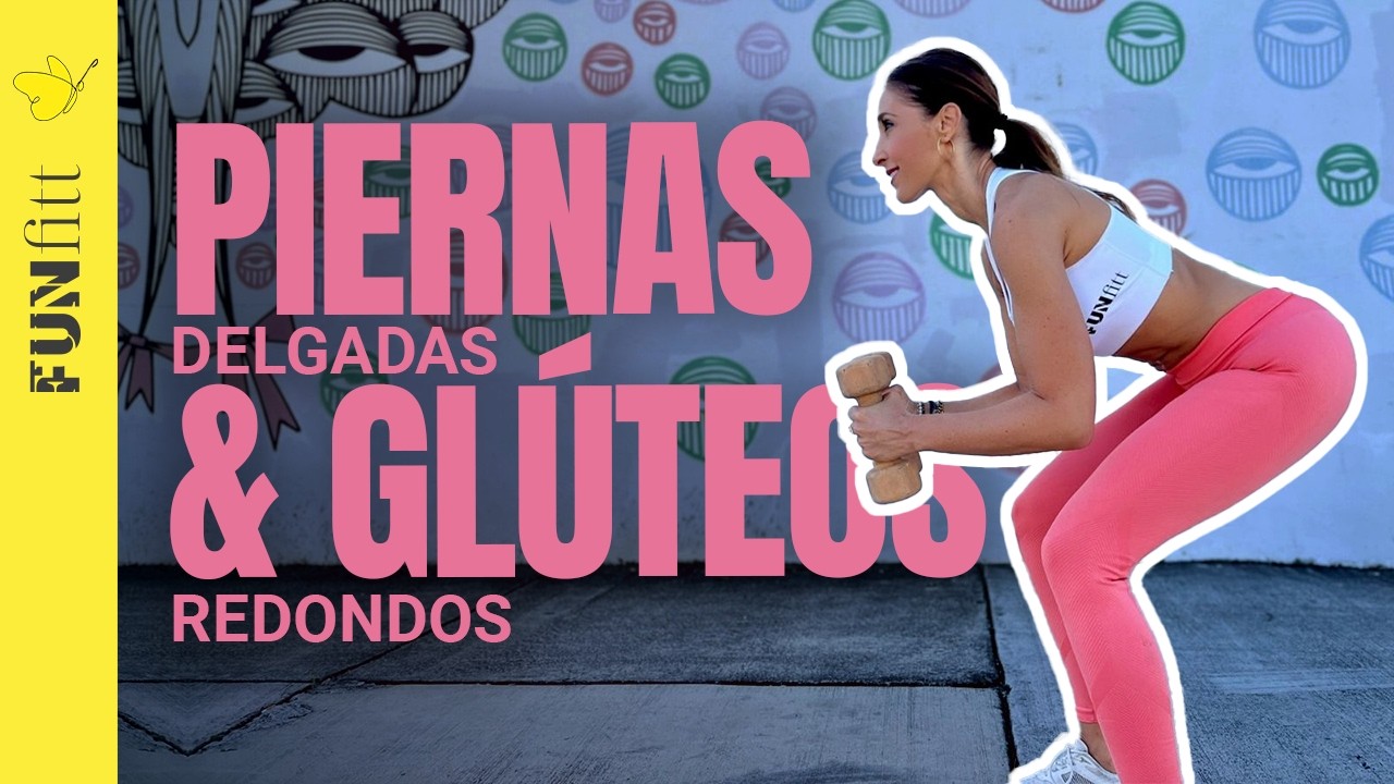Piernas Tonificadas y Delgadas Glúteos Redondos y Levantados | Con Mancuernas