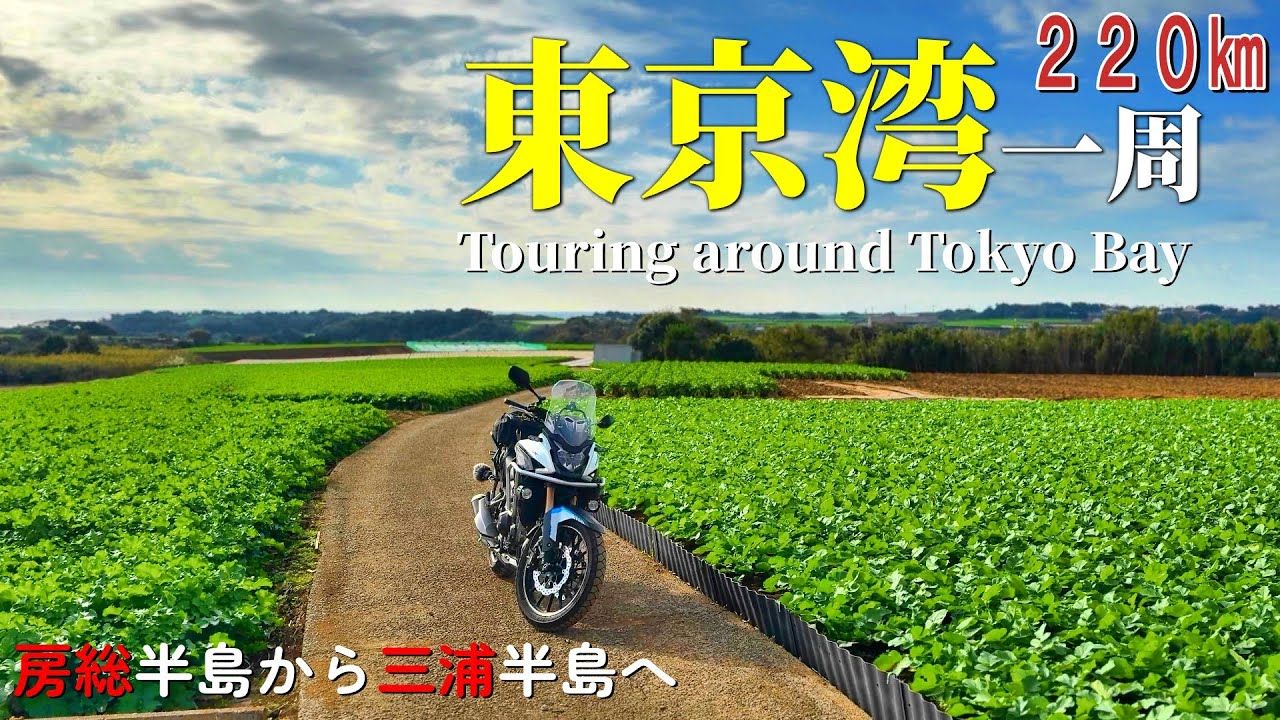 【バイク】東京湾一周　秋の房総半島と三浦半島の風景を楽しむ【ツーリング】