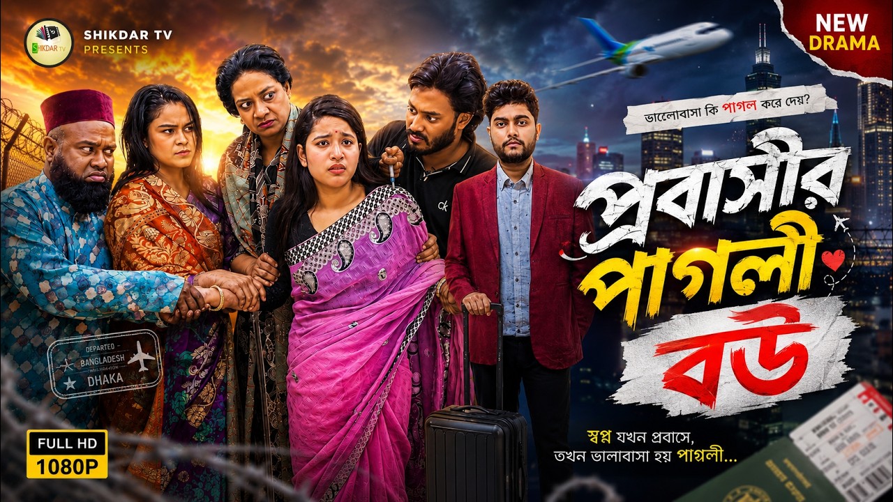 প্রবাসীর পাগলী বউ | PROBASIR PAGLI BOU | NEW NATOK 2026 | BANGLA FULL NATOK | ENTERTAINMENT |
