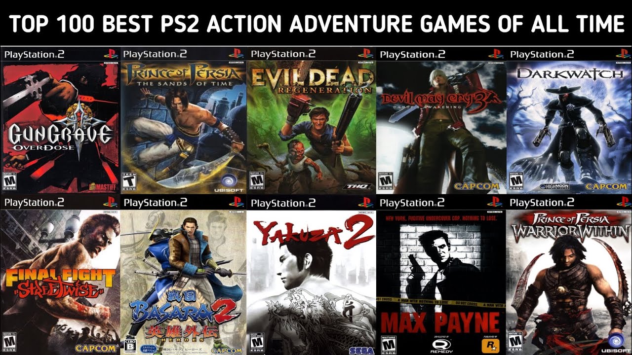 Top 100 Best PS2 Action Adventure Games Of All Time | Best Playstation 2 Games