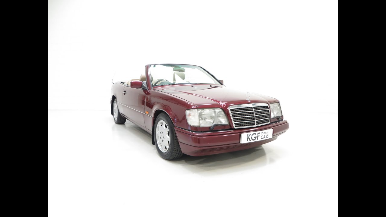 An Indulgent Mercedes-Benz W124 E220 Cabriolet with Just Two Owners and Full History. SOLD!