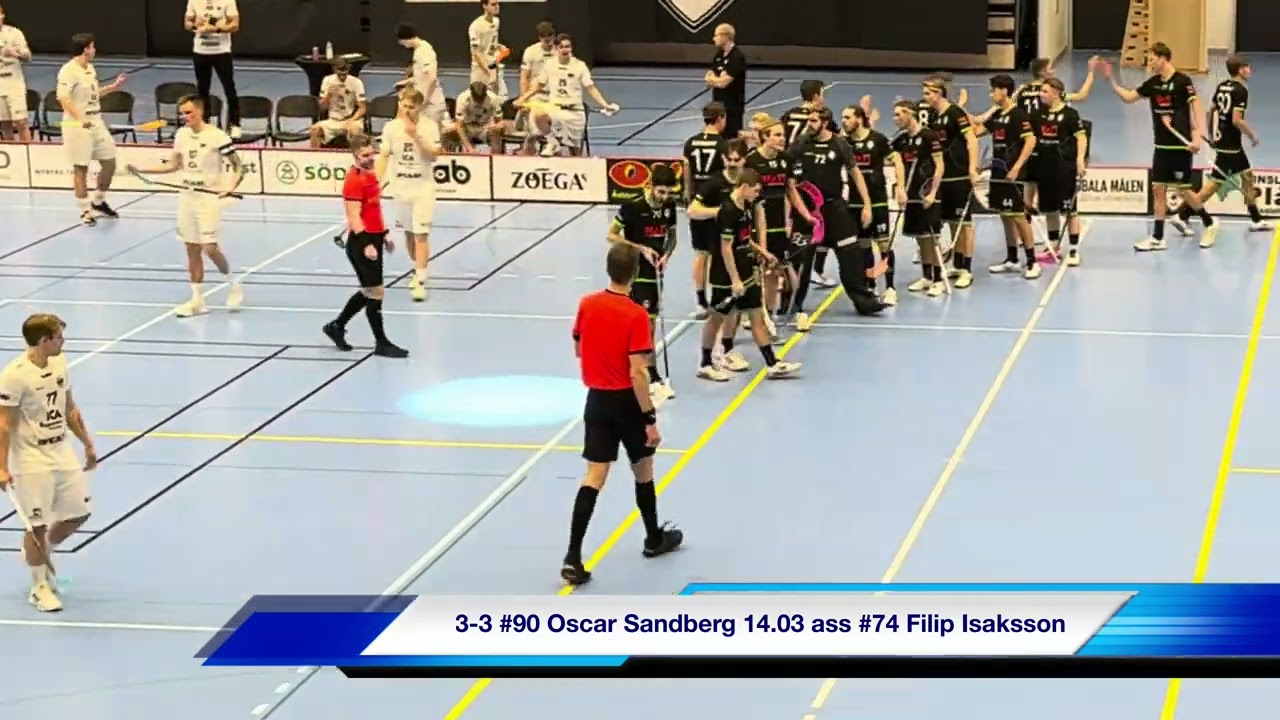 Div.1 Herrar södra Götaland Åstorp/Kvidinge IBS - Hovshaga AIF 7-6