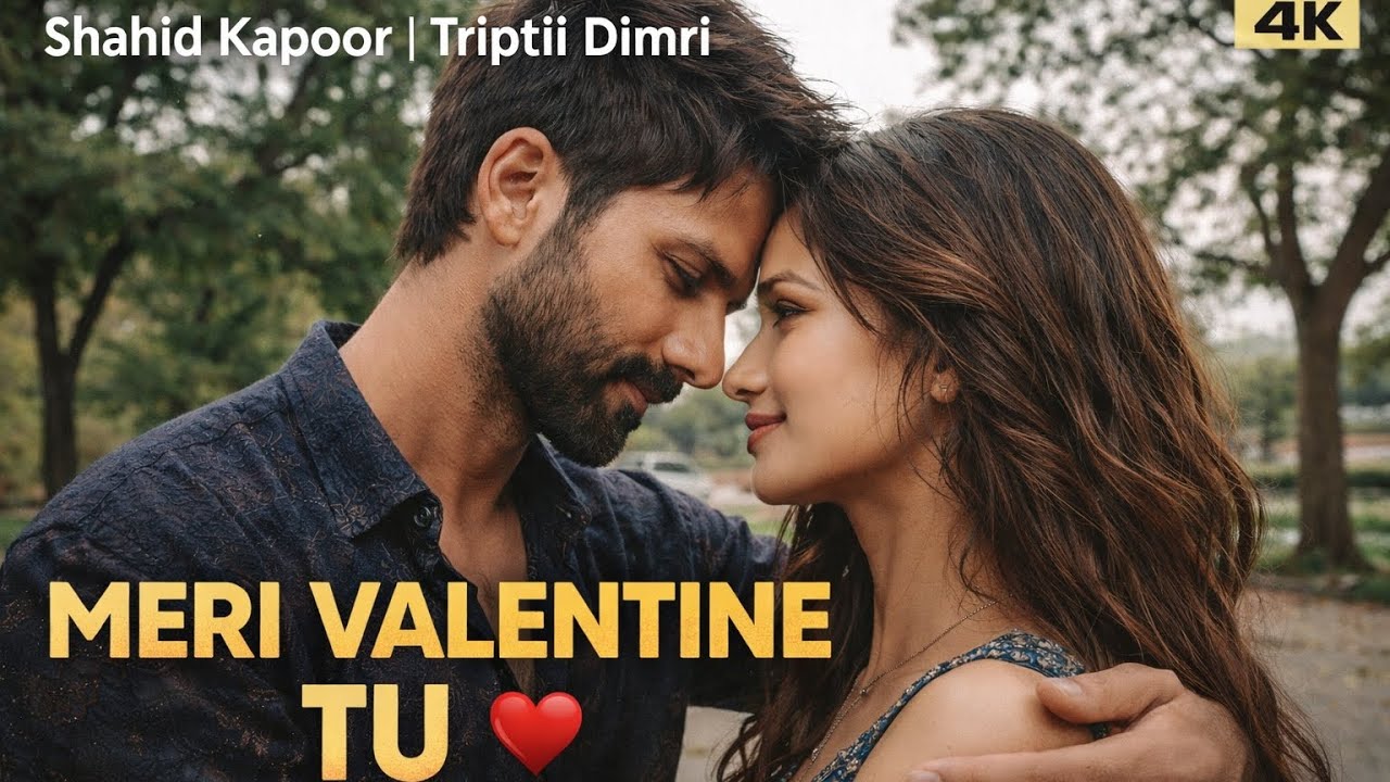 Meri Valentine Tu ❤️ | Shahid Kapoor & Triptii Dimri | O Romeo | sad Song 2026 | Guru Melody AI