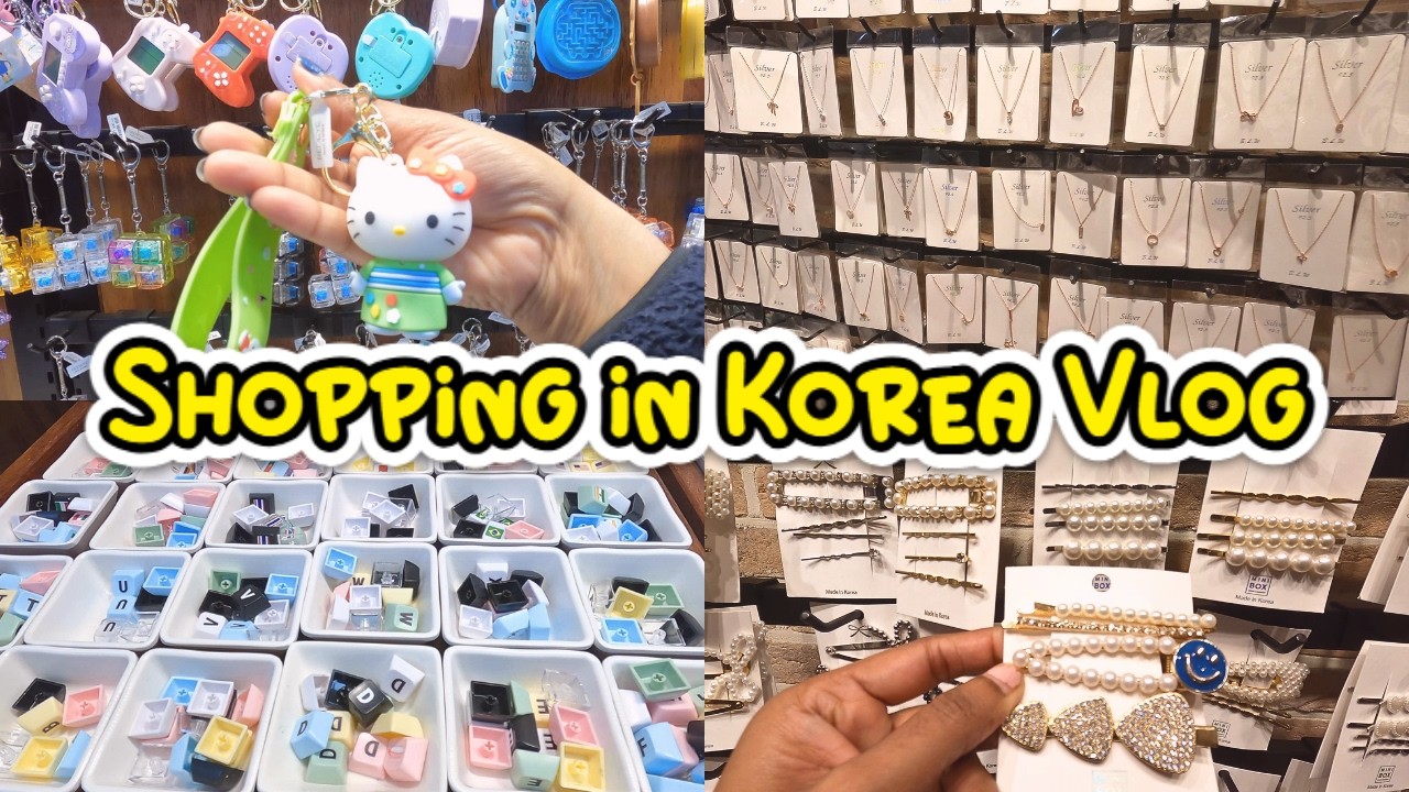 Korea Shopping Vlog 🇰🇷 l Suwon Underground Market | Cute Korean Accessories Haul 🛍️