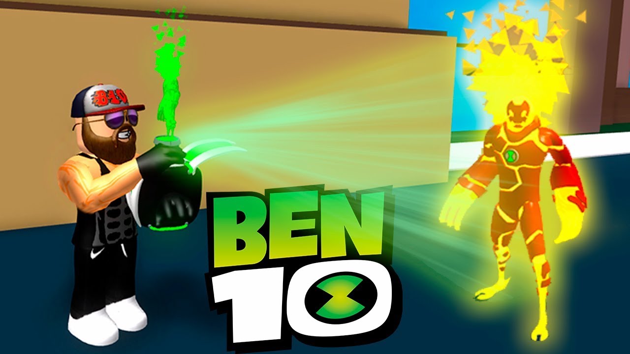 Мутируем в разных инопланетян БЕН 10 в Роблокс Ручные монстры в часах