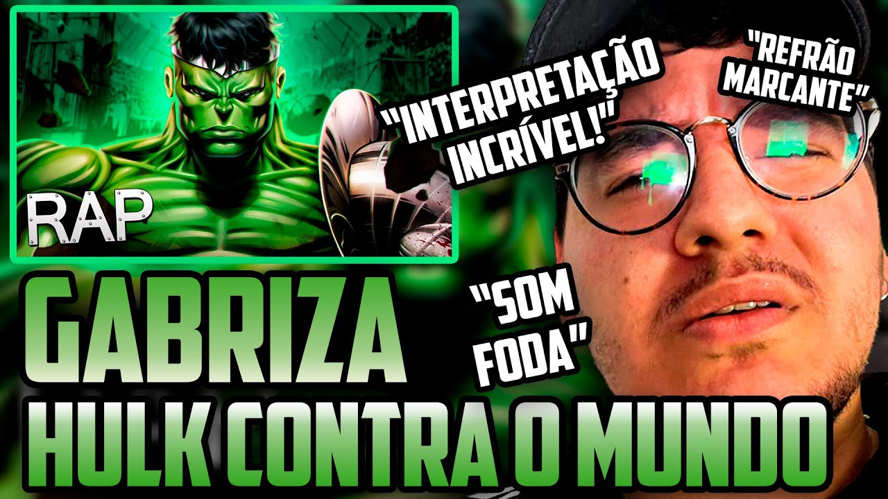 [DROP URT #1] “COMO A GARGANTA DELE AGUENTA??!“ ANALISANDO Gabriza Hulk Contra o Mundo Marvel Comics