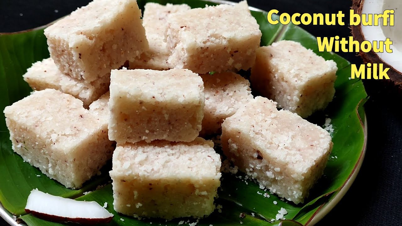 ಕೇವಲ 2 ಪದಾರ್ಥ ಸಾಕು ಕೊಬ್ಬರಿ ಮಿಠಾಯಿ ಮಾಡಲು ಕಳಸಕ್ಕೆ ಇಟ್ಟ ತೆಂಗಿನಕಾಯಿ ಬಳಸಿ ಮಾಡಿ ನೋಡಿ| Fresh coconut burfi