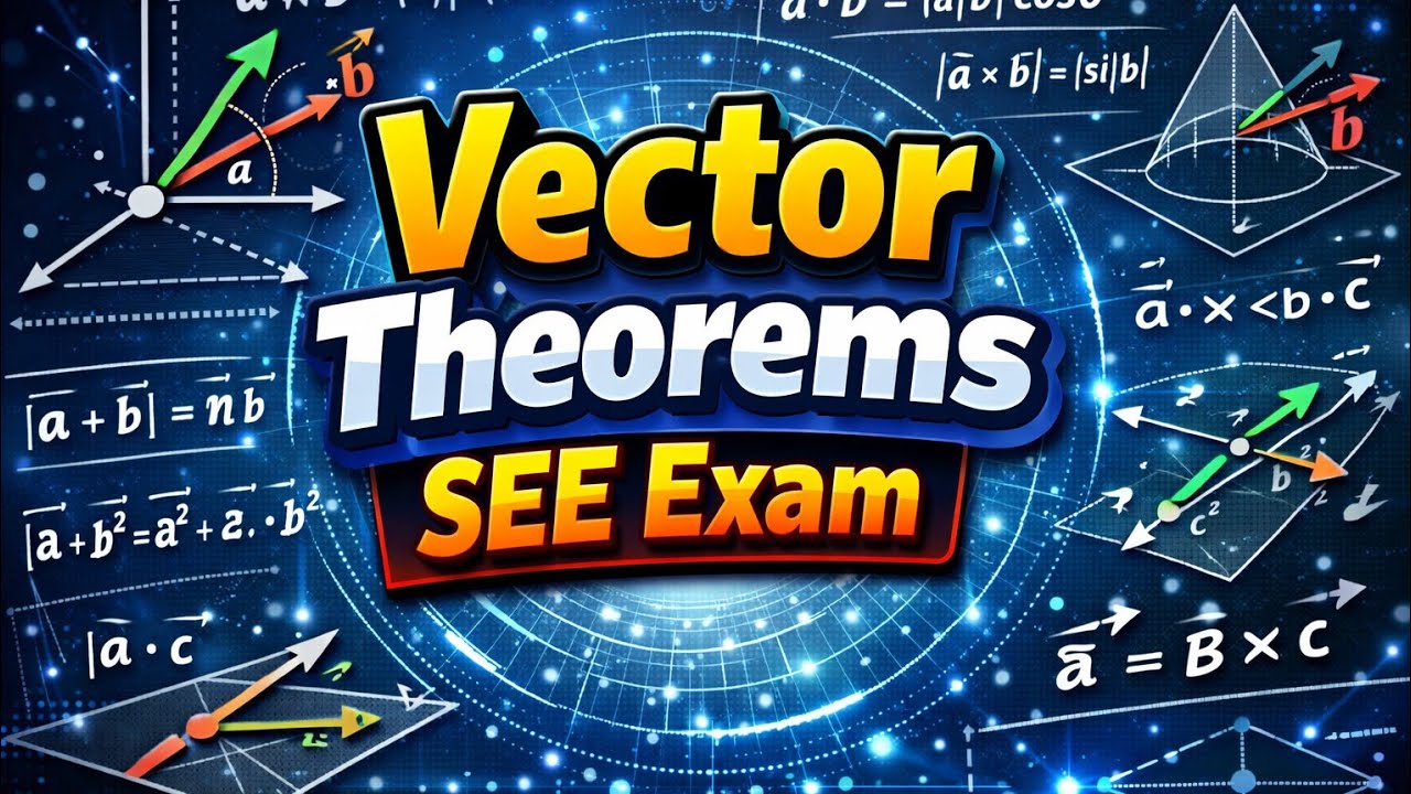 VECTORS THEOREMS | Class 10 | SEE 082 | OPTIONAL MATHEMATICS 