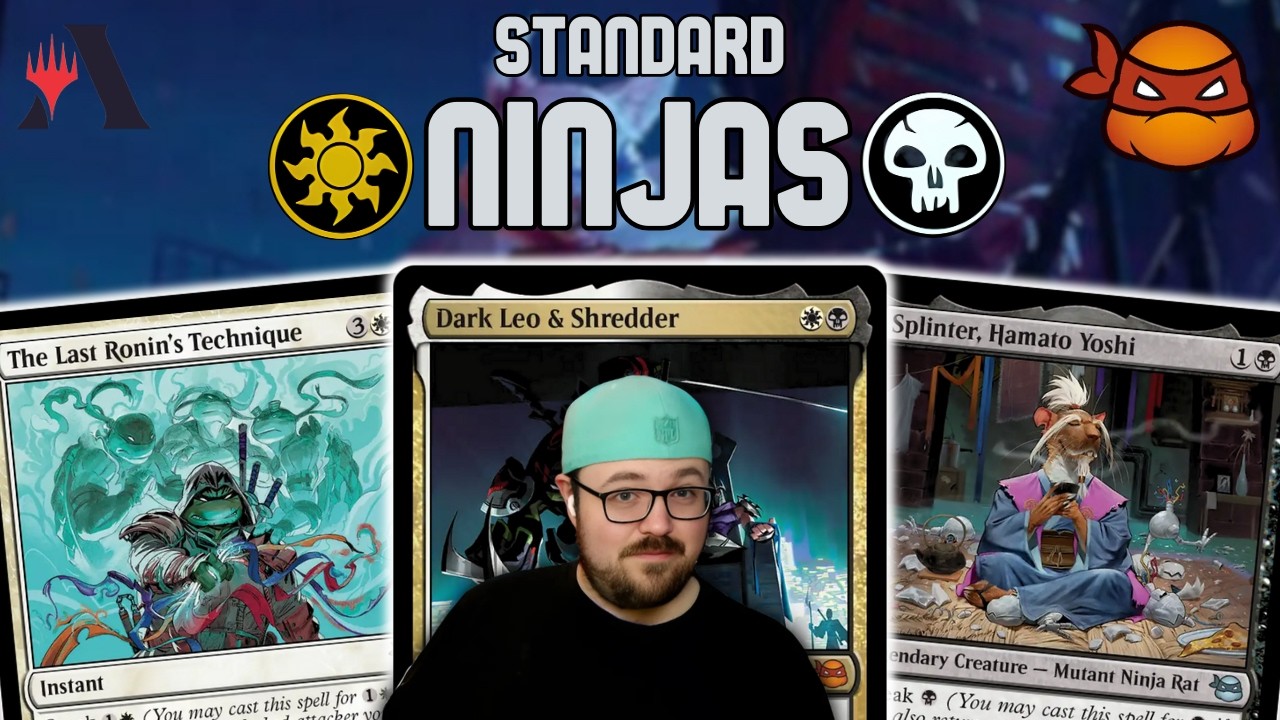 THE NINJAS ARE FINALLY HERE! | TMNT MTG Arena Standard