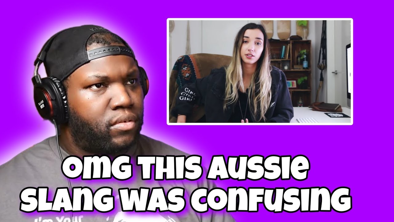 AMERICAN REACTS TO AUSTRALIAN REACTS TO AUSSIE SLANG | REACTION