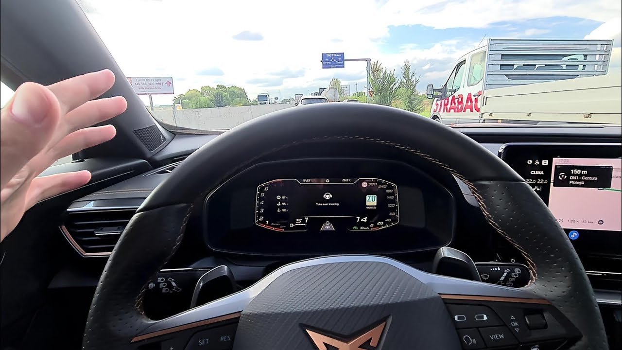 Cupra Formentor Travel Assist - Video Demonstration in traffic