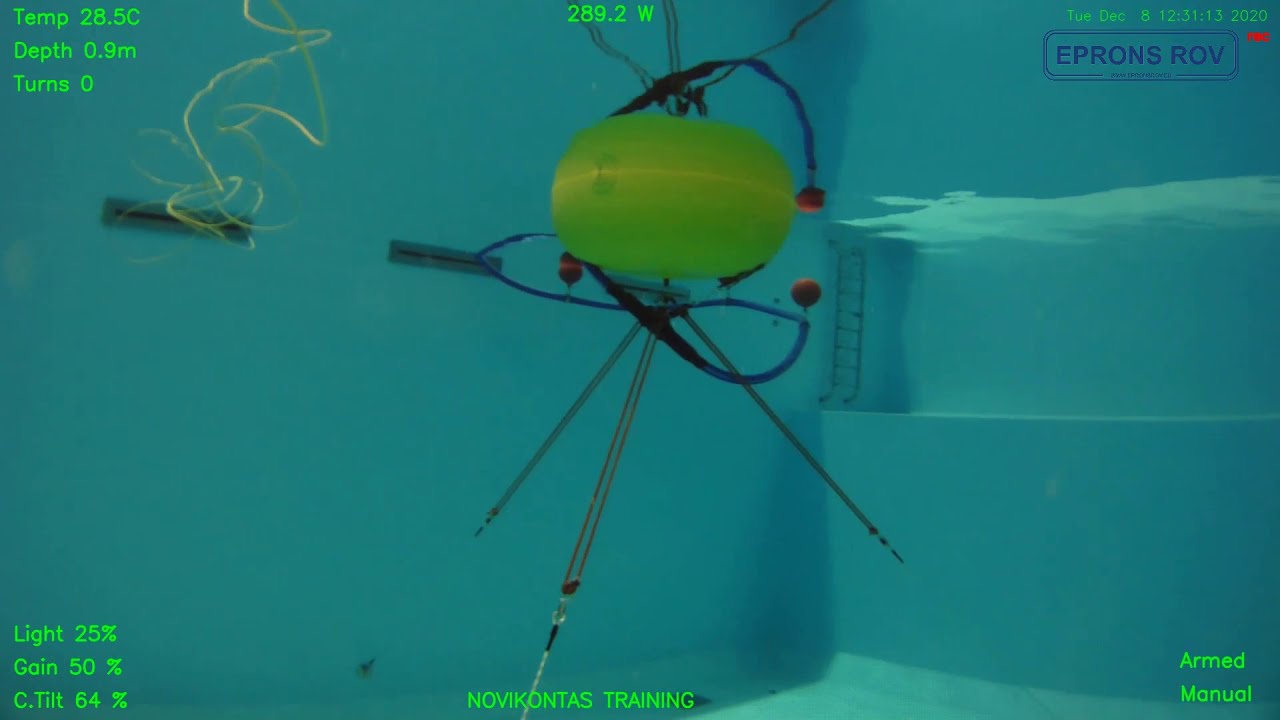 EPRONS ROV at NOVIKONTAS Maritime College Energy Diving