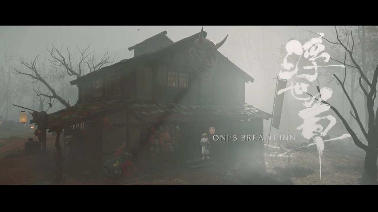 Геймплей Ghost Yotei – Возмездие, гостиница «Дыхание Они» #ghostofyotei