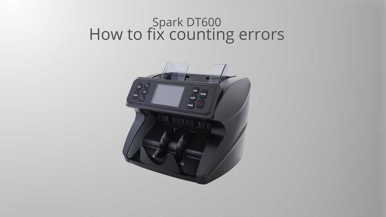 DT600 - How to fix counting errors
