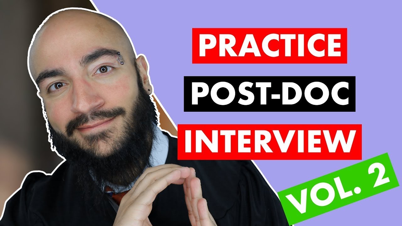 How To Answer Postdoc Interview Questions || Practice Answering Postdoc Interview Questions