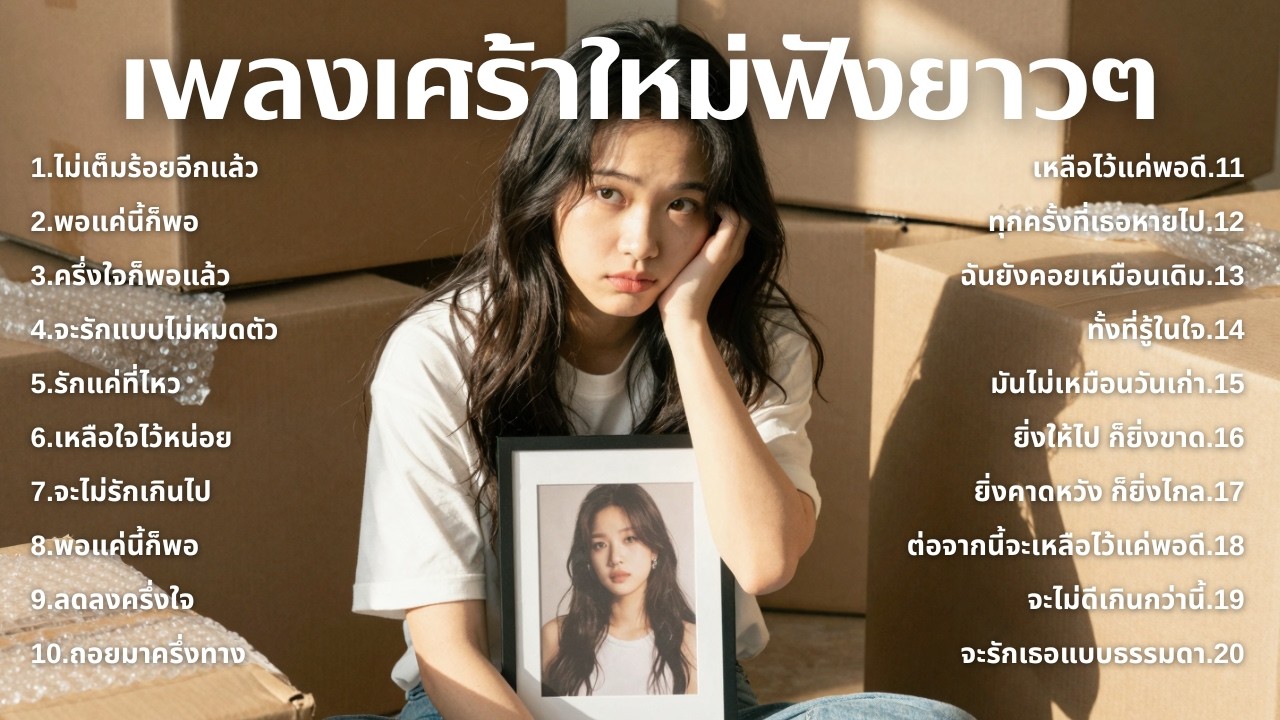 รวมเพลงเศร้า ฟังทีไรน้ำตาซึม 💔  | ฟังยาวๆ | ชุด[236] | Rak Music House [Official Music]
