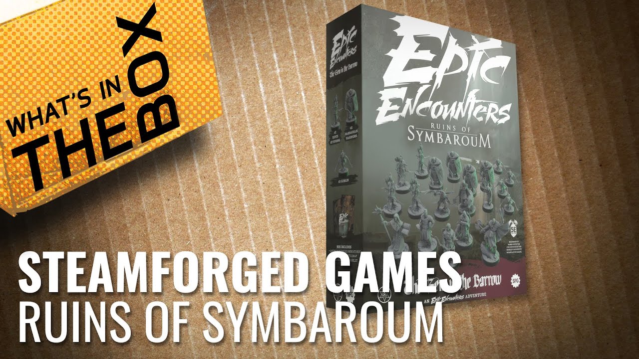 Unboxing: Epic Encounters: Ruins of Symbaroum - The Gem in the Barrow | Steamforged Games