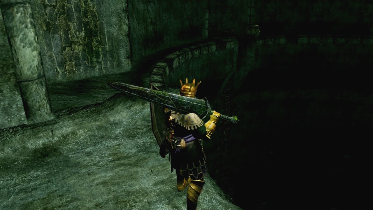 What's at the bottom of each pit in Dark Souls
