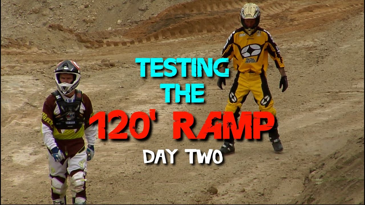 Testing the 120 foot ramp for X Games Part 2 (2006)