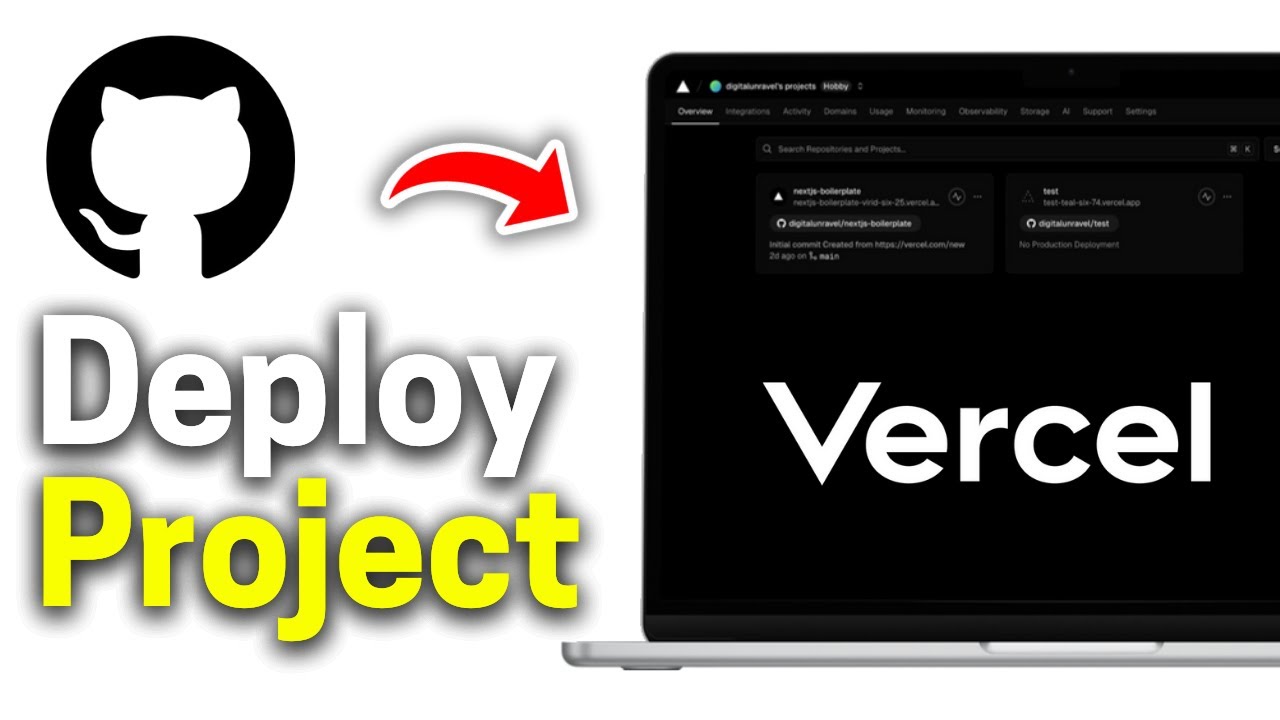 How To Deploy GitHub Project on Vercel (2025)