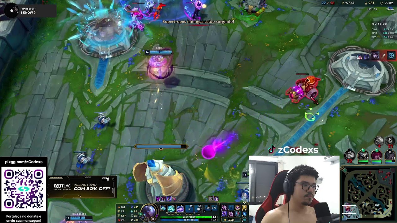 🟢 AO VIVO - Mono Ekko GRANDMASTER | !elo !ekko !build !pro !analise !social !musica