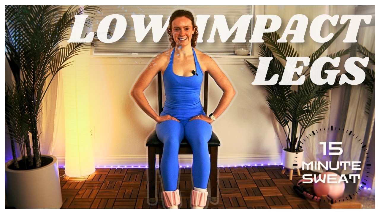 Lower Body Chair Workout | 15 Minutes (Beginners & Seniors)
