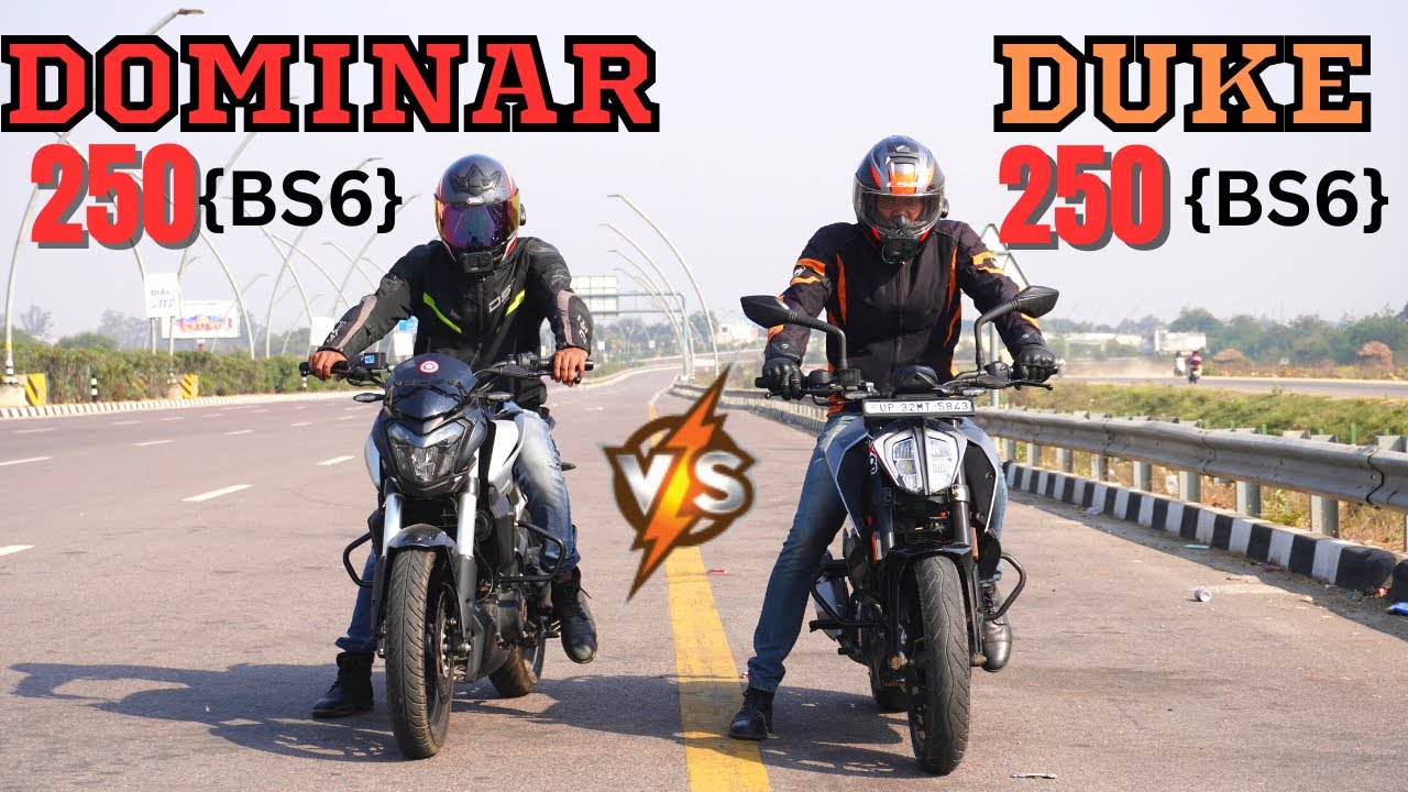 Dominar 250 vs Duke 250 Drag Race 🔥🔥🔥