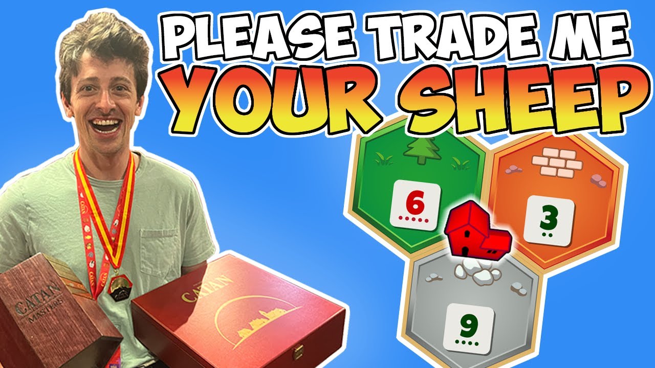 Pro Ranked Catan Game - PLEASE TRADE ME YOUR SHEEP
