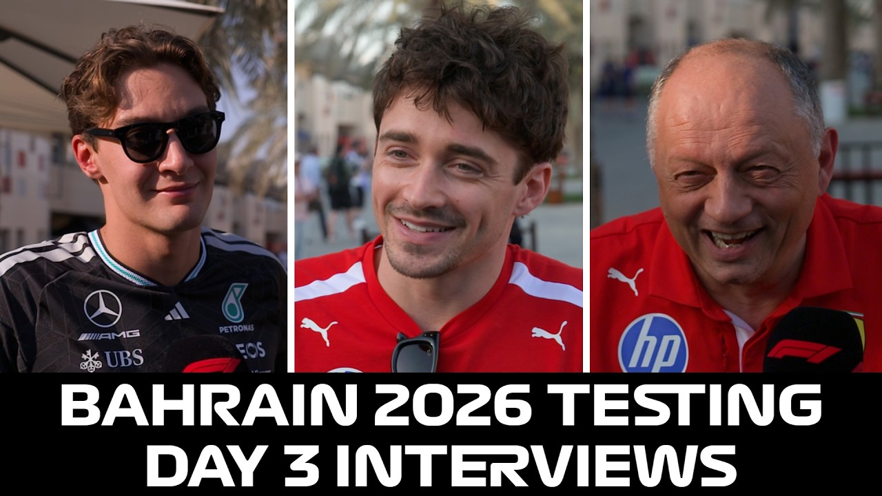 F1 Drivers Interviews DAY 3 Bahrain Testing | F1 Bahrain Testing 2026