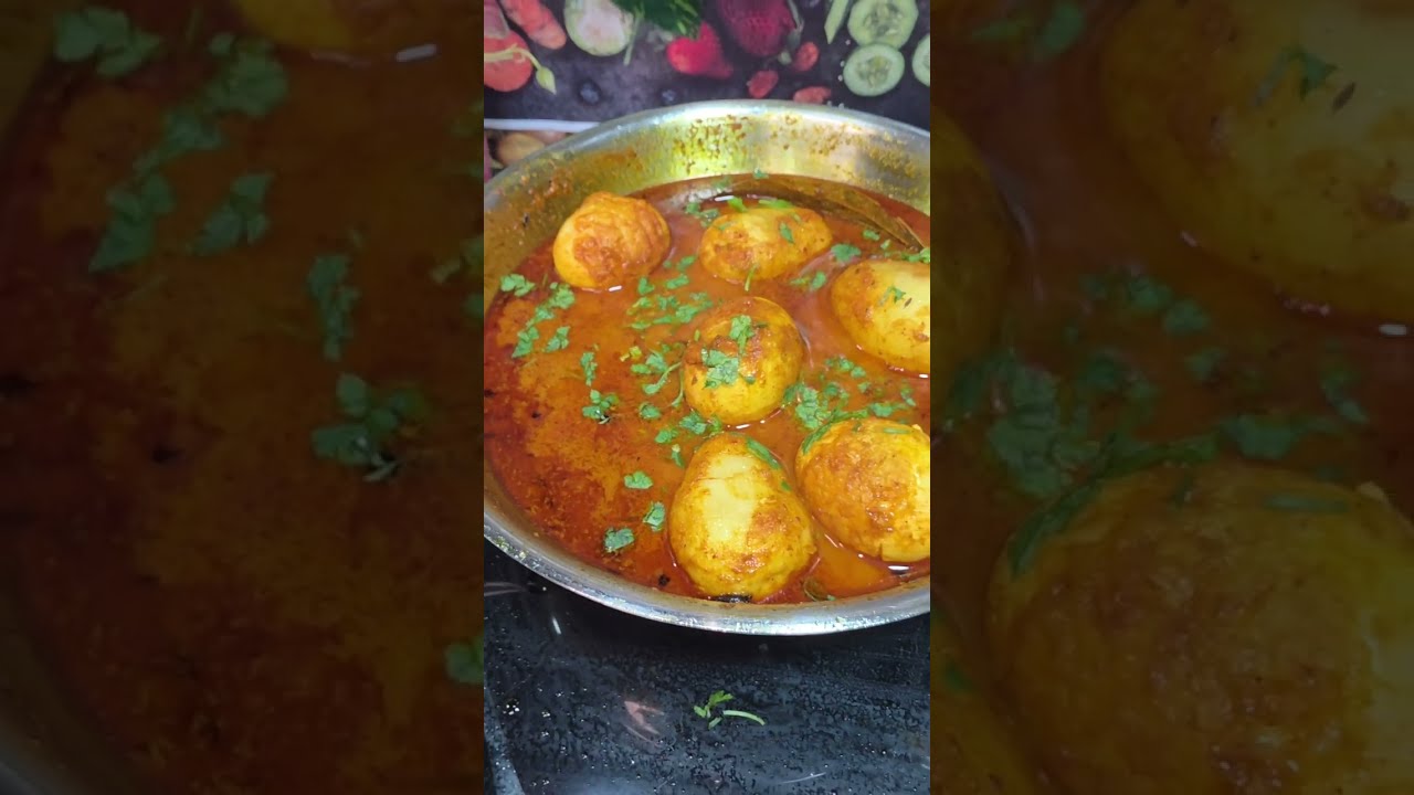 Dhaba Style Egg Curry Recipe | Spicy & Delicious Anda Curry at Home #eggcurryriceeating 